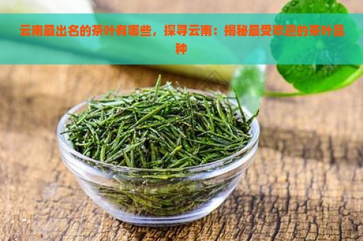 云南最出名的茶叶有哪些，探寻云南：揭秘最受欢迎的茶叶品种